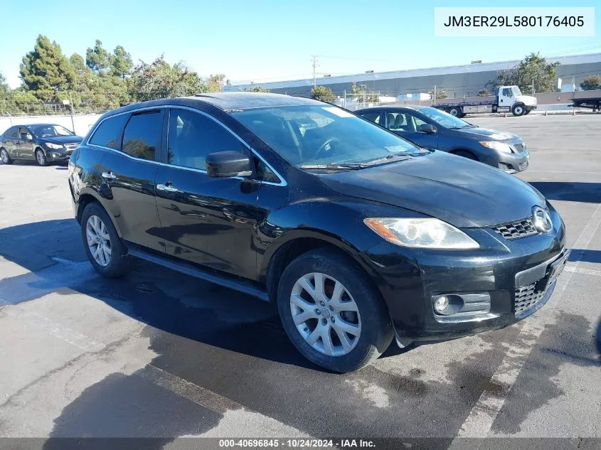 2008 Mazda Cx-7 VIN: JM3ER29L580176405 Lot: 40696845