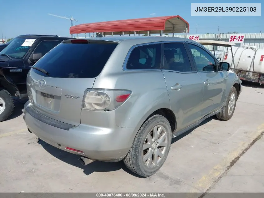 2009 Mazda Cx-7 Sport VIN: JM3ER29L390225103 Lot: 40804786