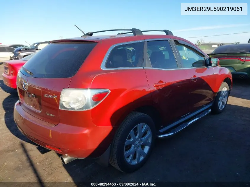 2009 Mazda Cx-7 Sport VIN: JM3ER29L590219061 Lot: 40294453