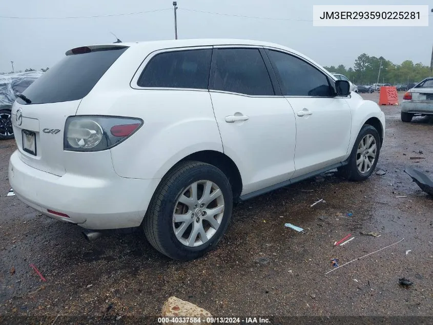 JM3ER293590225281 2009 Mazda Cx-7 Sport