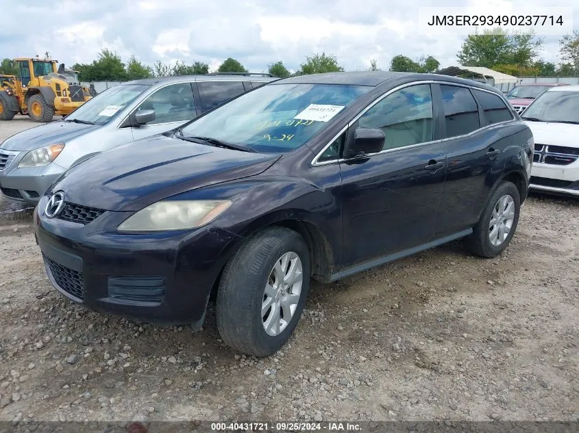 2009 Mazda Cx-7 Sport VIN: JM3ER293490237714 Lot: 40431721