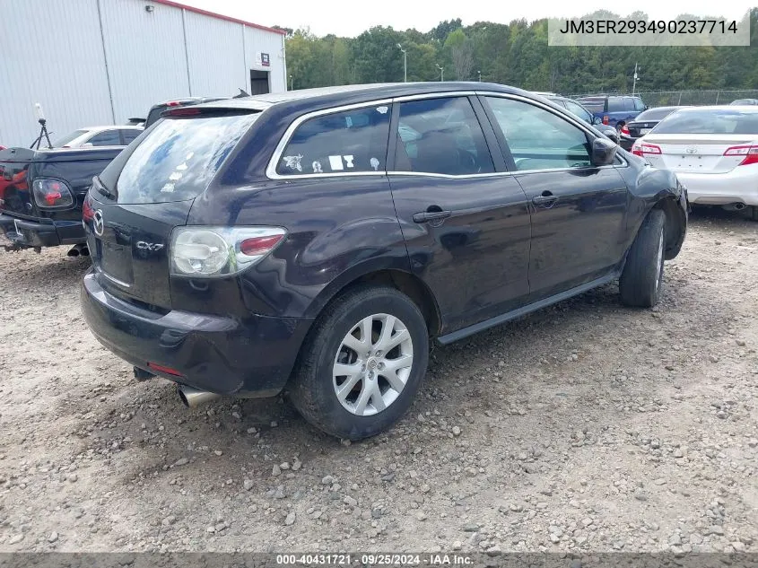 2009 Mazda Cx-7 Sport VIN: JM3ER293490237714 Lot: 40431721