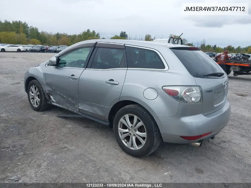 2010 Mazda Cx-7 VIN: JM3ER4W37A0347712 Lot: 12123233