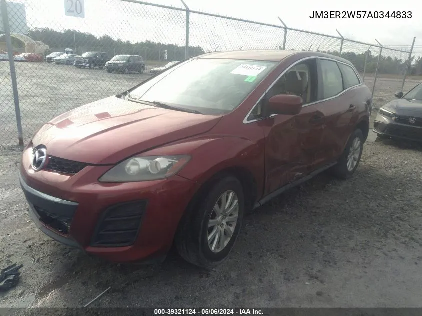 2010 Mazda Cx-7 I Sv VIN: JM3ER2W57A0344833 Lot: 39321124