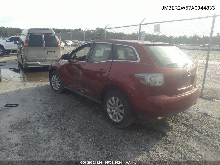 2010 Mazda Cx-7 I Sv VIN: JM3ER2W57A0344833 Lot: 39321124