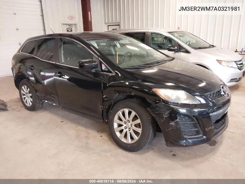 2010 Mazda Cx-7 I Sport VIN: JM3ER2WM7A0321981 Lot: 40018114