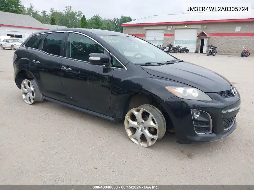 2010 Mazda Cx-7 S Grand Touring VIN: JM3ER4WL2A0305724 Lot: 40040663