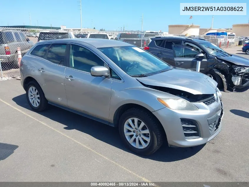 2010 Mazda Cx-7 I Sport VIN: JM3ER2W51A0308622 Lot: 40092465