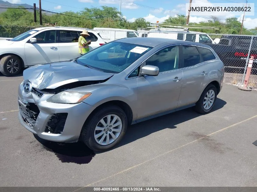 2010 Mazda Cx-7 I Sport VIN: JM3ER2W51A0308622 Lot: 40092465