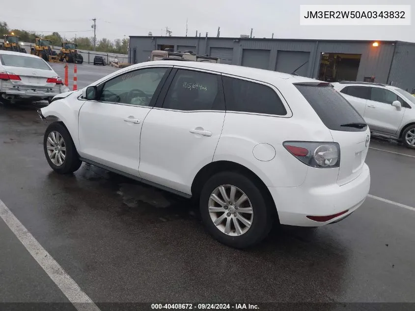 2010 Mazda Cx-7 I Sport VIN: JM3ER2W50A0343832 Lot: 40408672