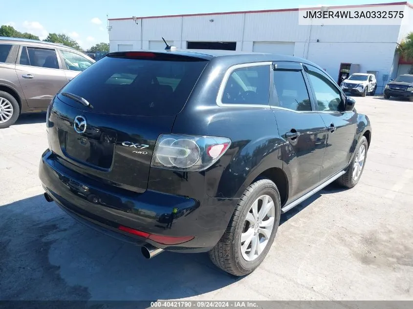 2010 Mazda Cx-7 S Touring VIN: JM3ER4WL3A0332575 Lot: 40421790