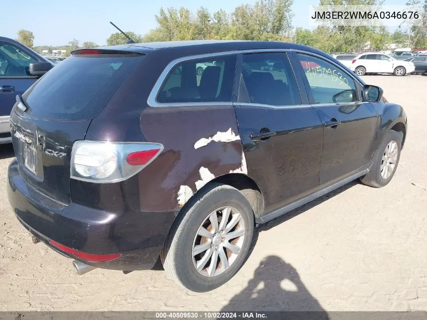 2010 Mazda Cx-7 I Sport VIN: JM3ER2WM6A0346676 Lot: 40509530