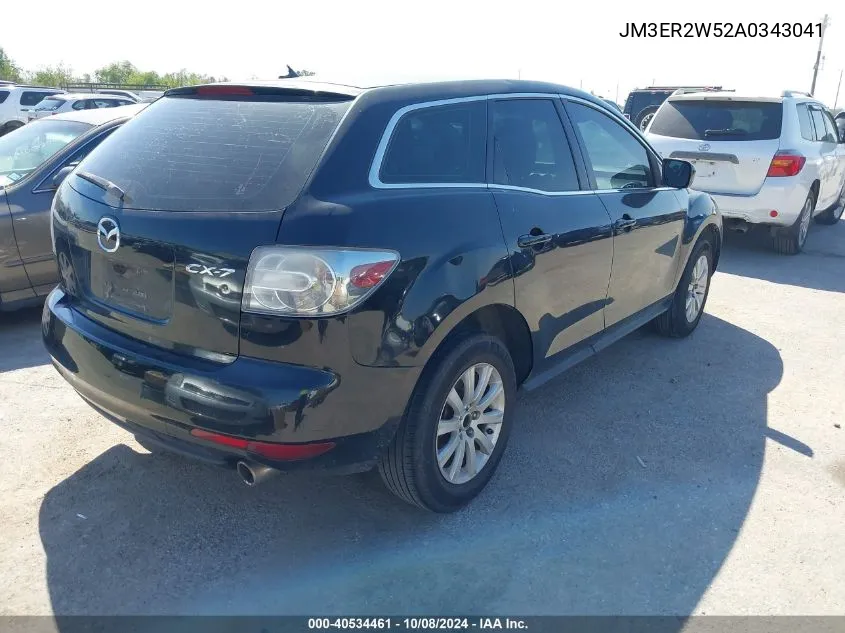 2010 Mazda Cx-7 I Sv VIN: JM3ER2W52A0343041 Lot: 40534461