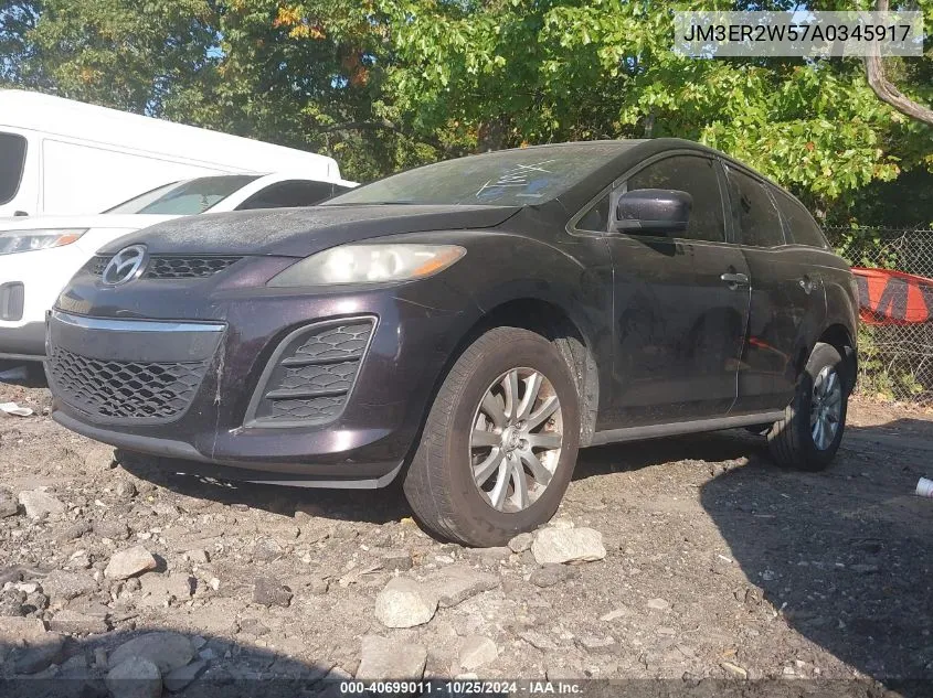 2010 Mazda Cx-7 I Sv VIN: JM3ER2W57A0345917 Lot: 40699011