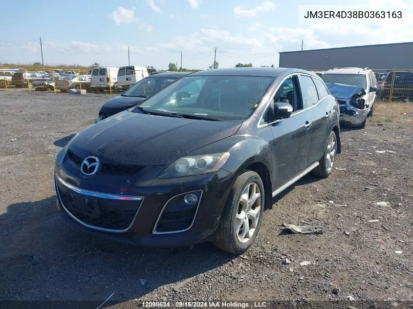 2011 Mazda Cx-7 VIN: JM3ER4D38B0363163 Lot: 12098634