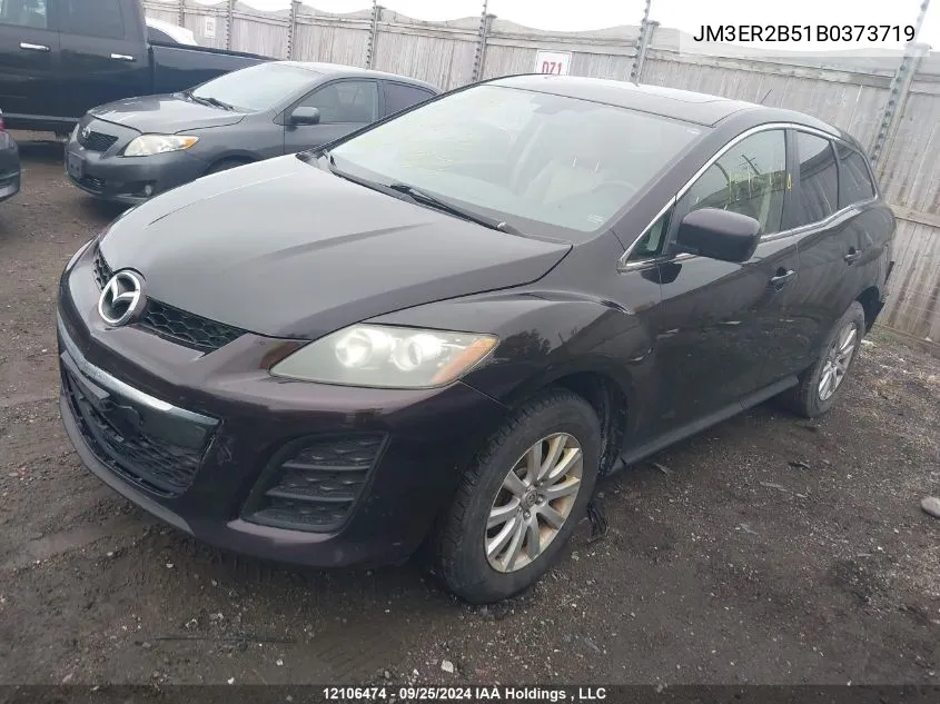 2011 Mazda Cx-7 VIN: JM3ER2B51B0373719 Lot: 12106474