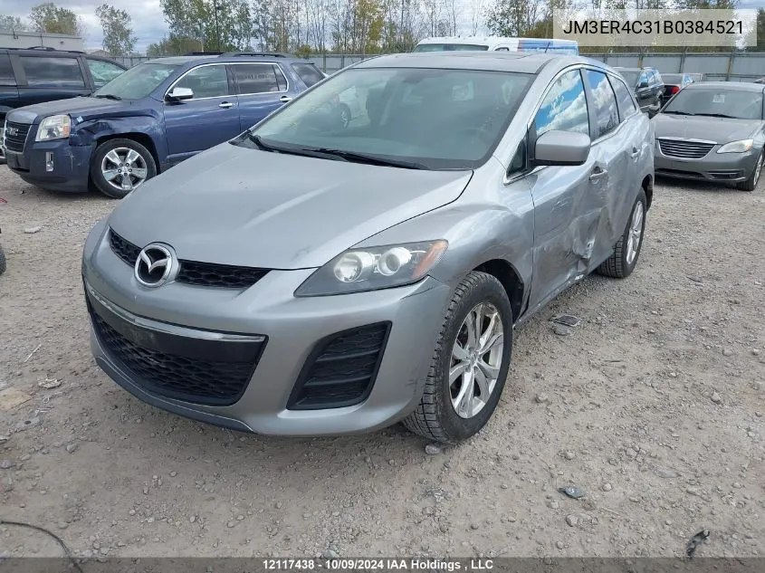 2011 Mazda Cx-7 VIN: JM3ER4C31B0384521 Lot: 12117438