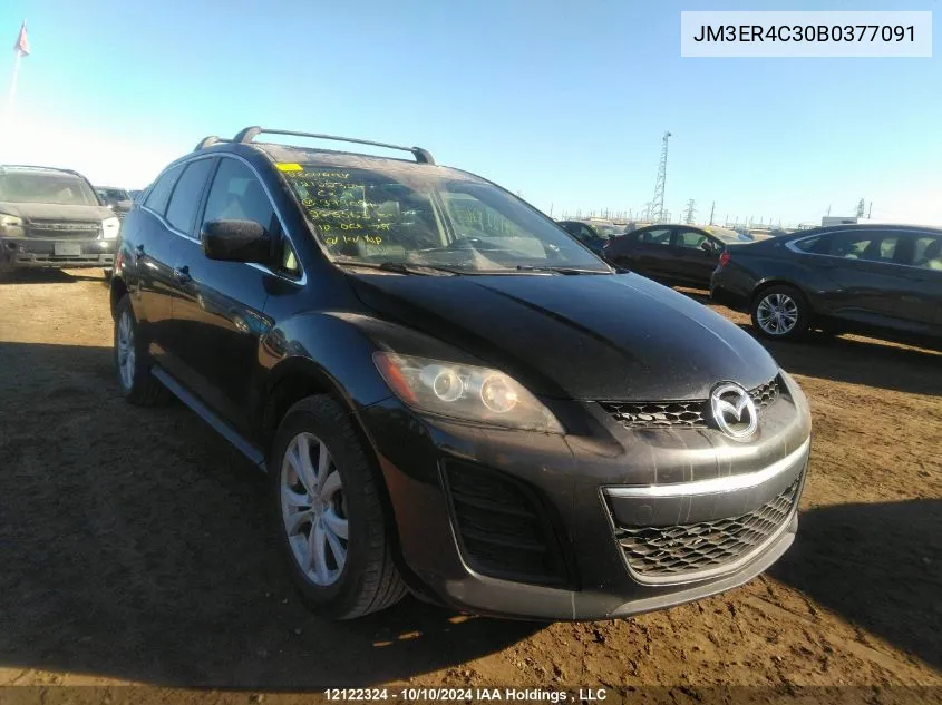 2011 Mazda Cx-7 VIN: JM3ER4C30B0377091 Lot: 12122324