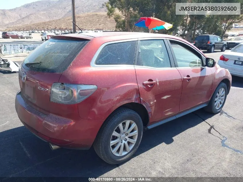 JM3ER2A53B0392600 2011 Mazda Cx-7 I Sv