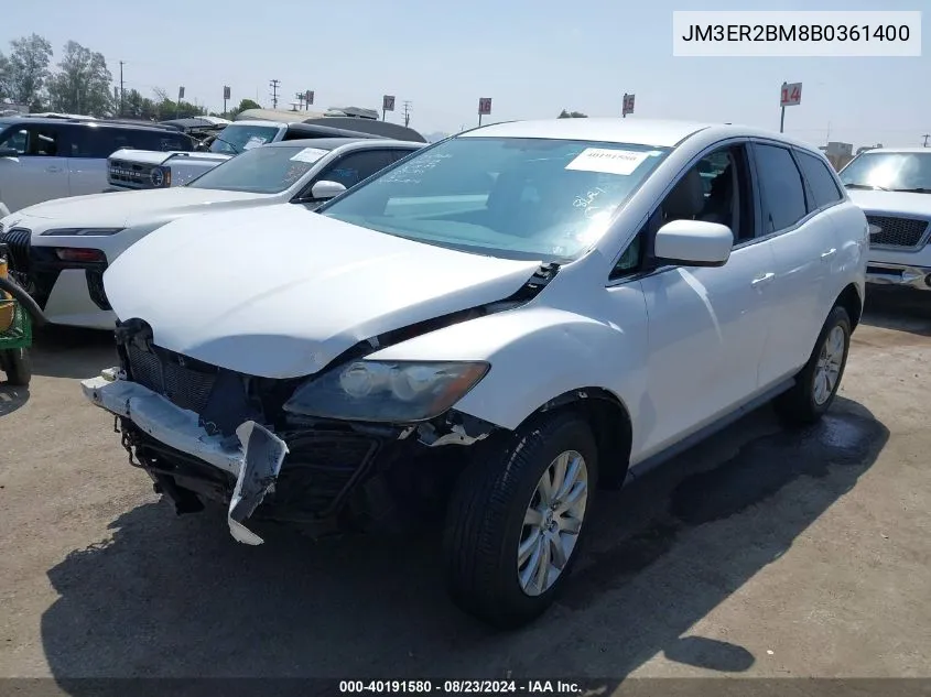 2011 Mazda Cx-7 I Sport VIN: JM3ER2BM8B0361400 Lot: 40191580