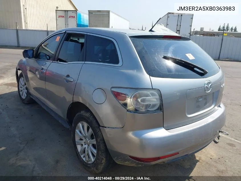 JM3ER2A5XB0363983 2011 Mazda Cx-7 I Sv