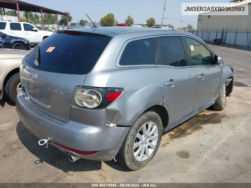 JM3ER2A5XB0363983 2011 Mazda Cx-7 I Sv