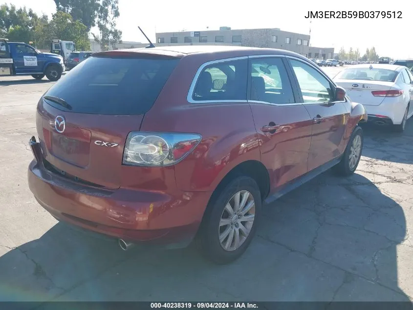 JM3ER2B59B0379512 2011 Mazda Cx-7 I Sport