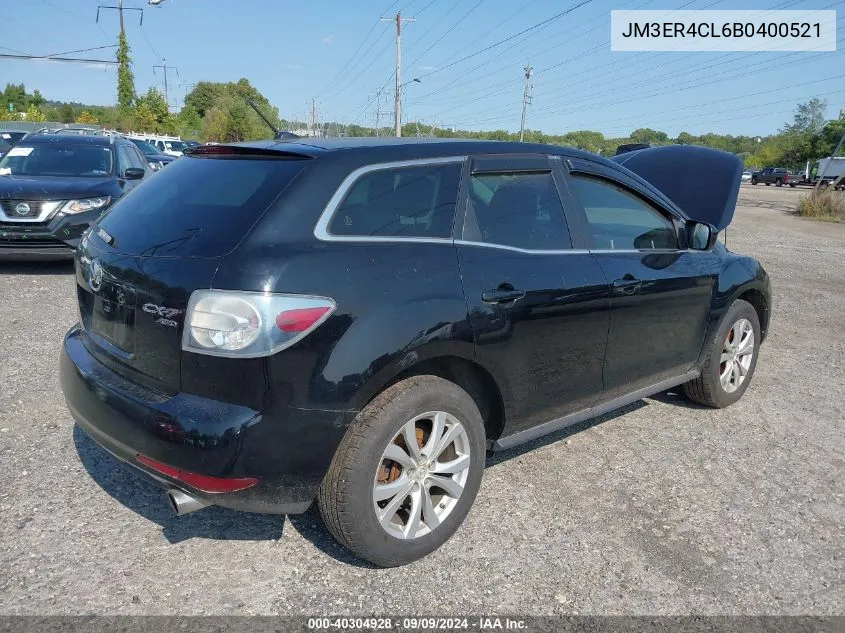 2011 Mazda Cx-7 S Touring VIN: JM3ER4CL6B0400521 Lot: 40304928