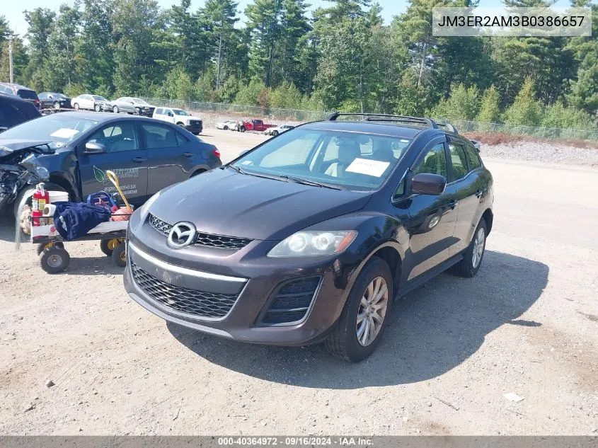 2011 Mazda Cx-7 I Sv VIN: JM3ER2AM3B0386657 Lot: 40364972