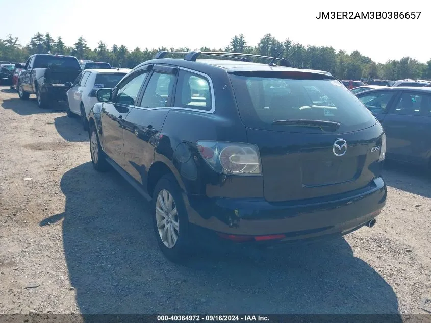 2011 Mazda Cx-7 I Sv VIN: JM3ER2AM3B0386657 Lot: 40364972