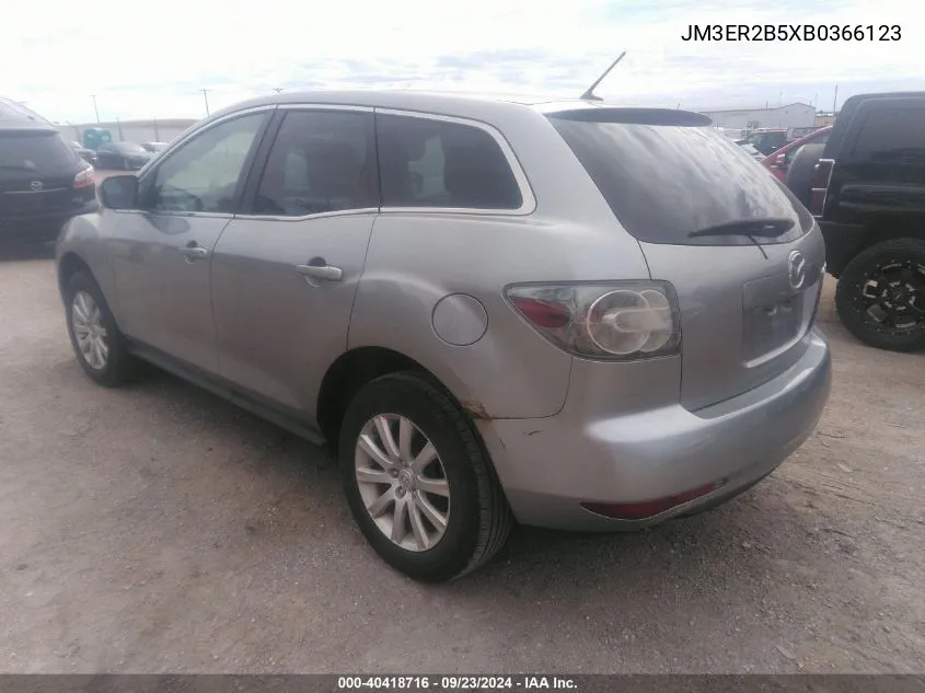 2011 Mazda Cx-7 VIN: JM3ER2B5XB0366123 Lot: 40418716