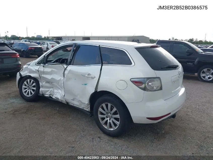 2011 Mazda Cx-7 I Sport VIN: JM3ER2B52B0386575 Lot: 40423083