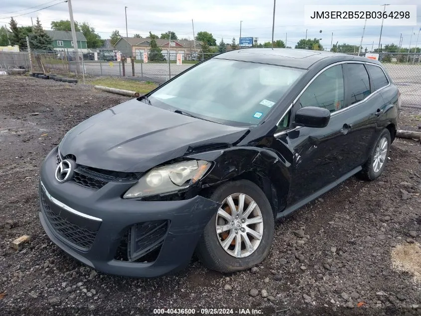 2011 Mazda Cx-7 I Sport VIN: JM3ER2B52B0364298 Lot: 40436500