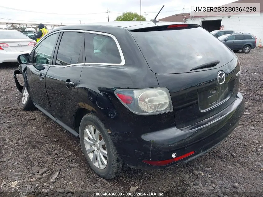 2011 Mazda Cx-7 I Sport VIN: JM3ER2B52B0364298 Lot: 40436500