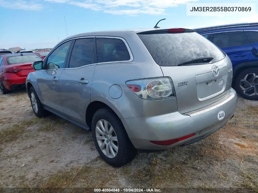 2011 Mazda Cx-7 I Sport VIN: JM3ER2B55B0370869 Lot: 40504548