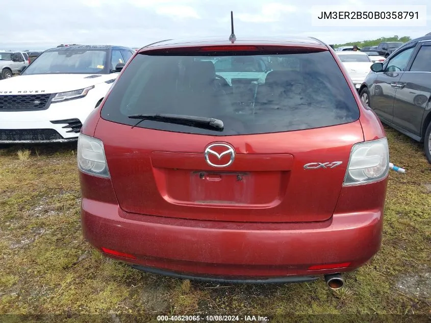 JM3ER2B50B0358791 2011 Mazda Cx-7