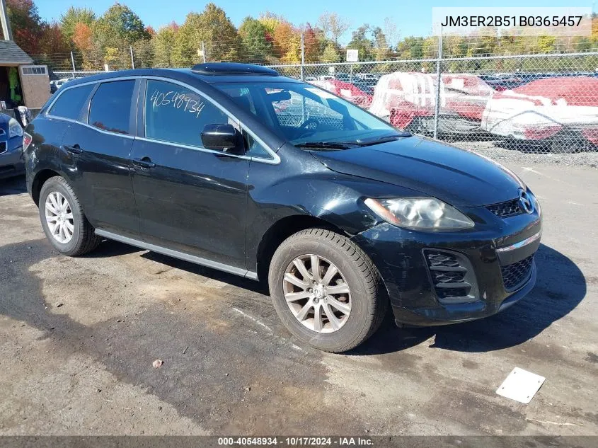 2011 Mazda Cx-7 I Sport VIN: JM3ER2B51B0365457 Lot: 40548934