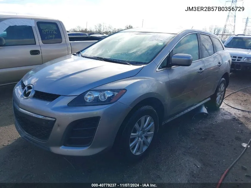 2011 Mazda Cx-7 I Sport VIN: JM3ER2B57B0356729 Lot: 40779237