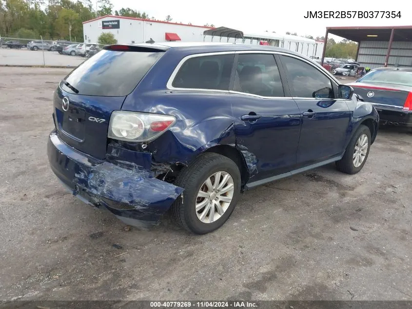 2011 Mazda Cx-7 I Sport VIN: JM3ER2B57B0377354 Lot: 40779269