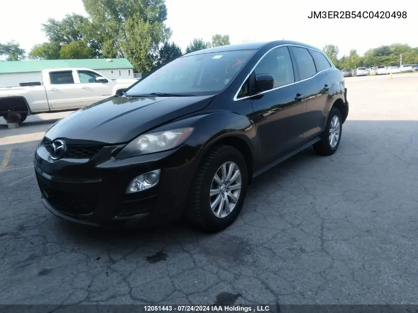 2012 Mazda Cx-7 VIN: JM3ER2B54C0420498 Lot: 12051443