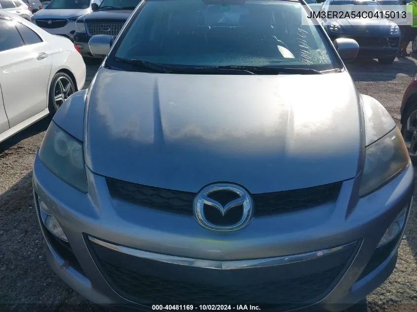 2012 Mazda Cx-7 I Sv VIN: JM3ER2A54C0415013 Lot: 40481169