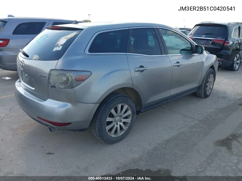 2012 Mazda Cx-7 I Sport VIN: JM3ER2B51C0420541 Lot: 40513433