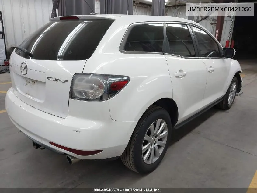 2012 Mazda Cx-7 I Sport VIN: JM3ER2BMXC0421050 Lot: 40548579