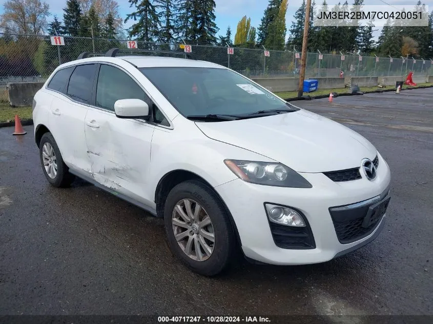 2012 Mazda Cx-7 I Sport VIN: JM3ER2BM7C0420051 Lot: 40717247