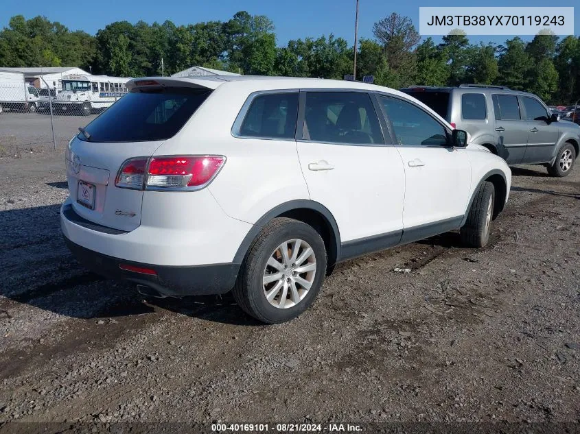 JM3TB38YX70119243 2007 Mazda Cx-9 Sport