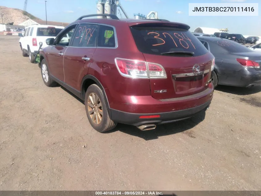 JM3TB38C270111416 2007 Mazda Cx-9