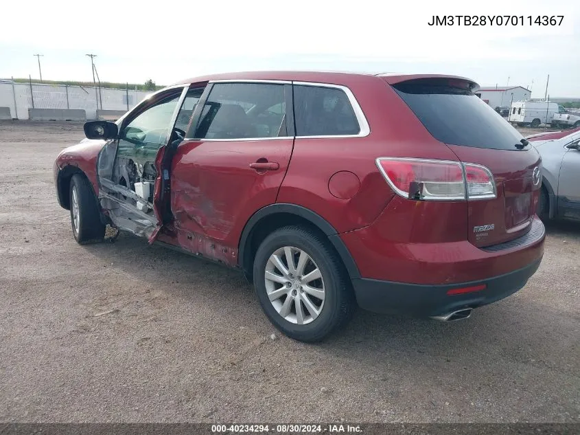 JM3TB28Y070114367 2007 Mazda Cx-9 Sport