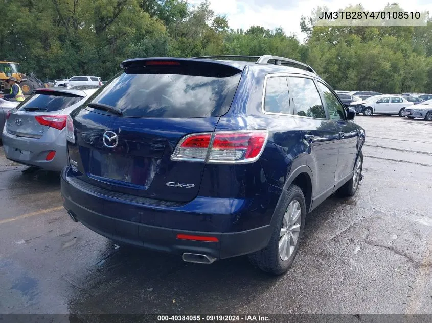 2007 Mazda Cx-9 Sport VIN: JM3TB28Y470108510 Lot: 40384055