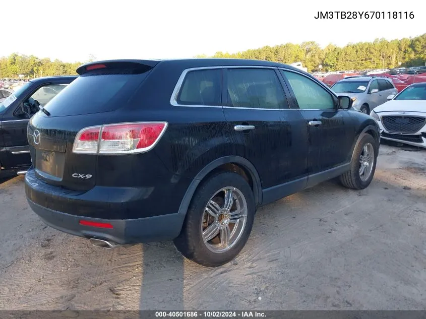 JM3TB28Y670118116 2007 Mazda Cx-9 Sport