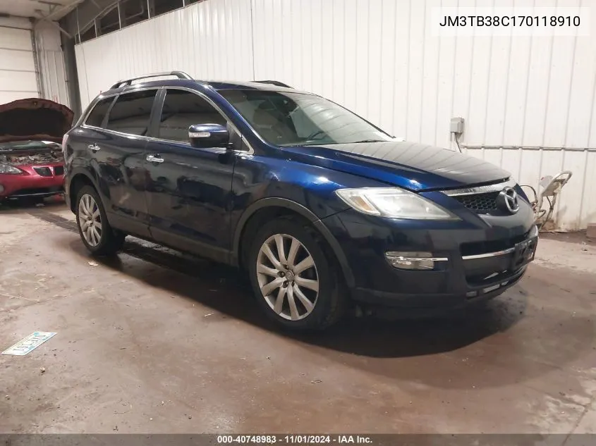 2007 Mazda Cx-9 Grand Touring VIN: JM3TB38C170118910 Lot: 40748983